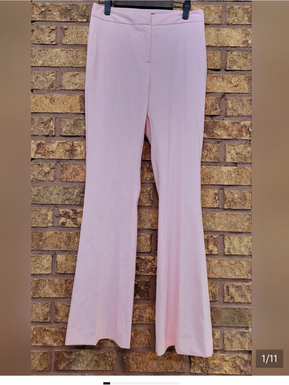 Zara Light Pink Flared Dress Pants